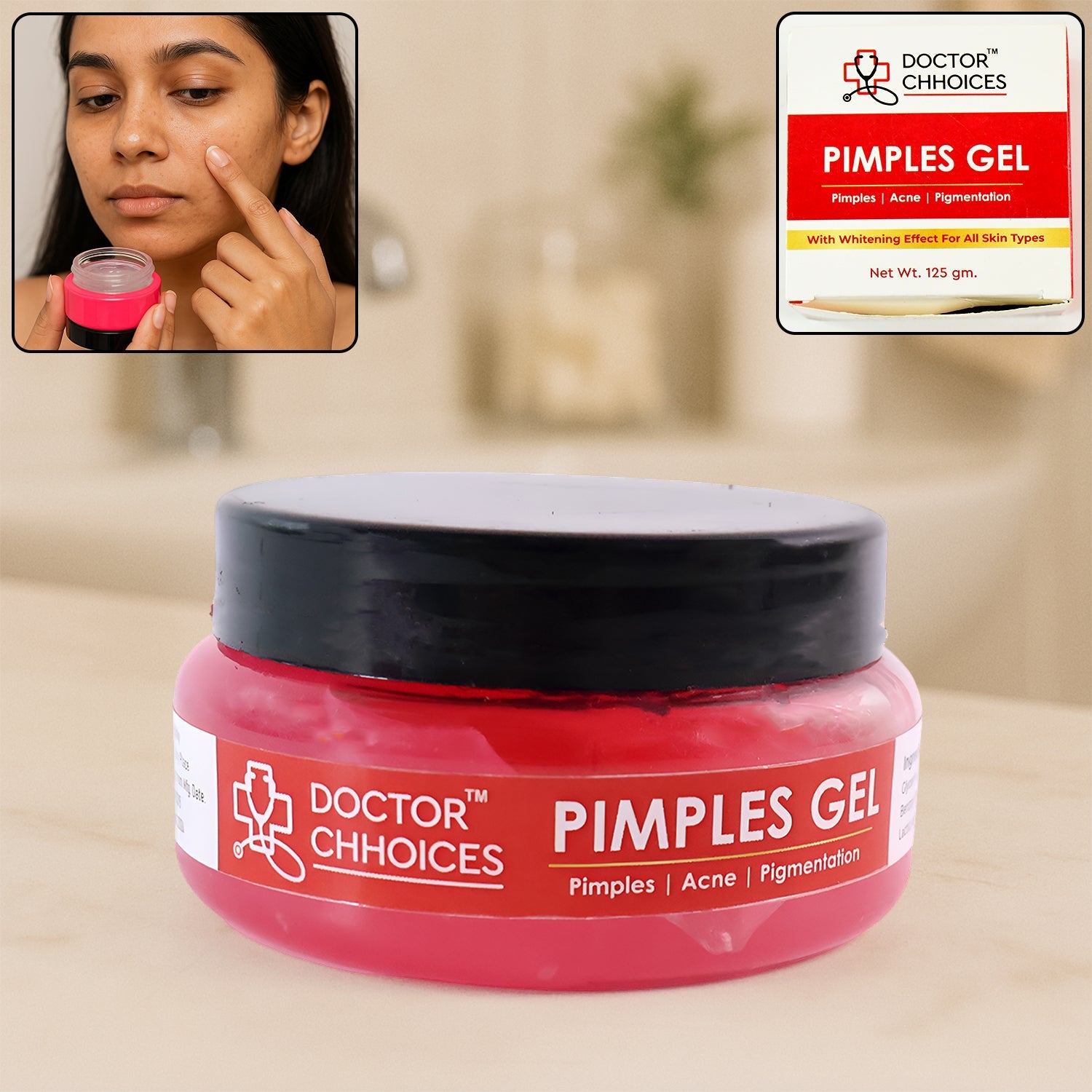 Doctor Chhoices Herbal Pimple Gel Doctor Chhoices Herbal Pimple Gel